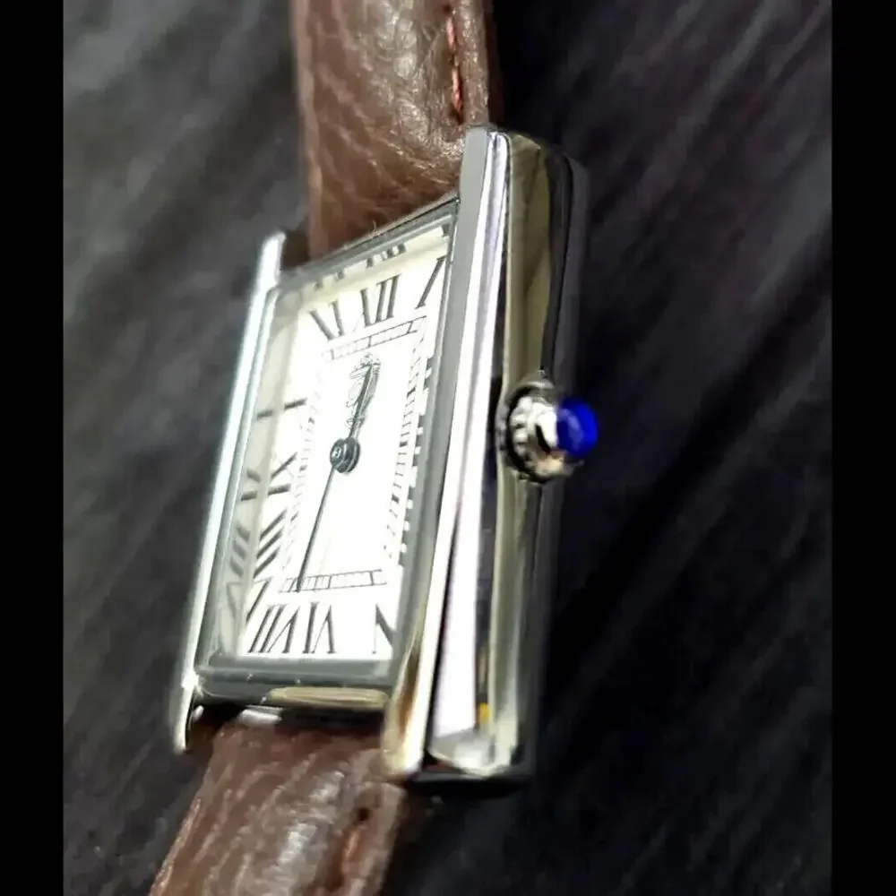 Pierre Lucerne 1888 Swiss Inspired Mens Tank‎ Dress Watch